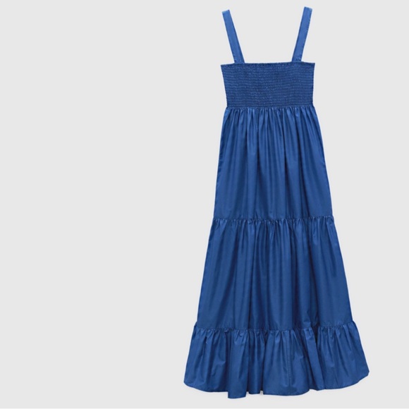 Zara voluminous tiered maxi dress - Picture 1 of 8